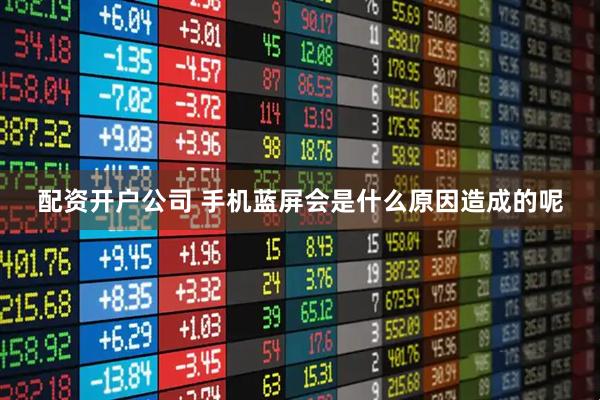配资开户公司 手机蓝屏会是什么原因造成的呢